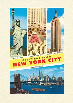 Vintage Lined Notebook Scenes, Greetings from New York City Cover Image