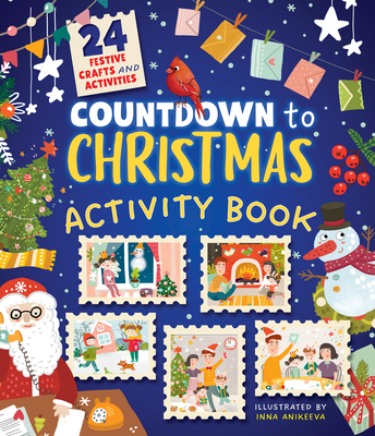 Tallon Countdown To Christmas Activity & Sticker Book - Holiday Fun With Mazes, Coloring & Spot The Difference