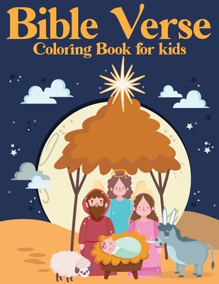 Bible Verse Coloring Book for kids: Motivational And Inspiring Bible Verses For Kids (volume 1) Cover Image