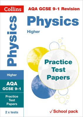 Collins GCSE 9-1 Revision – AQA GCSE Physics Higher Practice Test Papers By Collins GCSE Cover Image