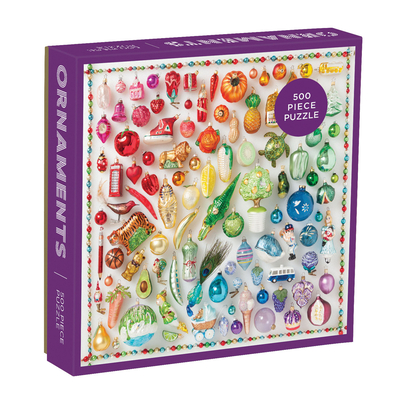 Rainbow Ornaments 500 Piece Puzzle Cover Image