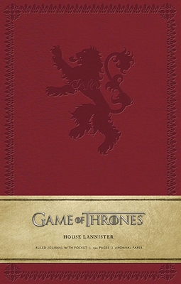 Game of Thrones: House Lannister Hardcover Ruled Journal  Cover Image