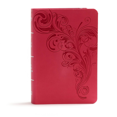 KJV Large Print Compact Reference Bible, Pink LeatherTouch Cover Image