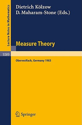 Cover for Measure Theory Oberwolfach 1983