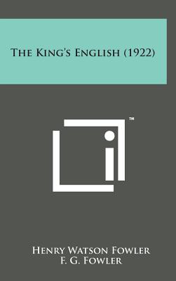 The King's English (1922) Cover Image
