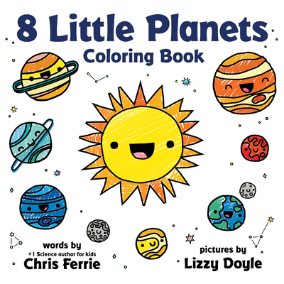 8 Little Planets Coloring Book Cover Image