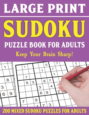 Sudoku Puzzle Book For Adults: Brain Game For Adults With Solution By Miura Nardika Cover Image