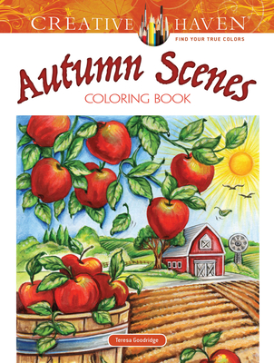 Creative Haven Autumn Scenes Coloring Book (Adult Coloring) cover