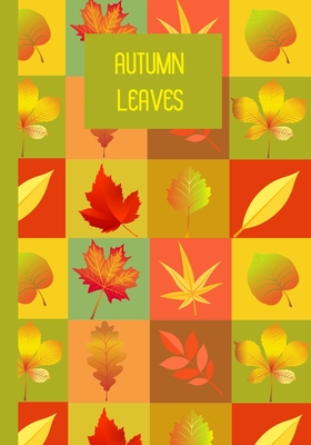 Autumn Leaves: Beautiful wide ruled notebook - Autumn themed cover - Great back to school gift Cover Image