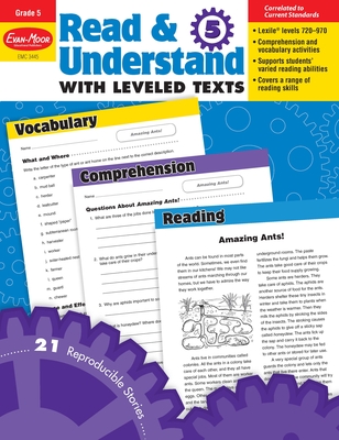 Read and Understand with Leveled Texts, Grade 5 Teacher Resource (Read & Understand with Leveled Texts)