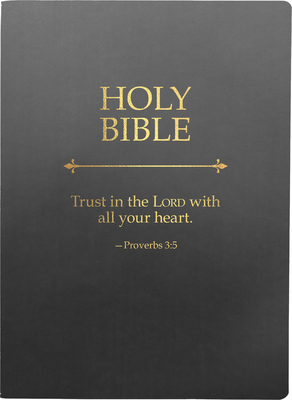 Kjver Holy Bible, Trust in the Lord Life Verse Edition, Large Print, Black Ultrasoft: (King James Version Easy Read, Red Letter, Proverbs 3:5) Cover Image