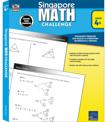 Singapore Math Challenge, Grades 4 - 6: Volume 20 Cover Image