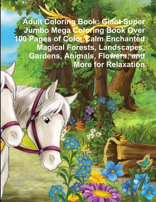 flower coloring books for adults relaxation: coloring books for adults  relaxation flowers animals and garden (Paperback)