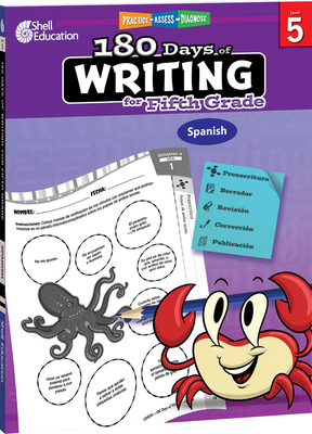 180 Days of Writing for Fifth Grade (Spanish): Practice, Assess, Diagnose (180 Days of Practice) Cover Image