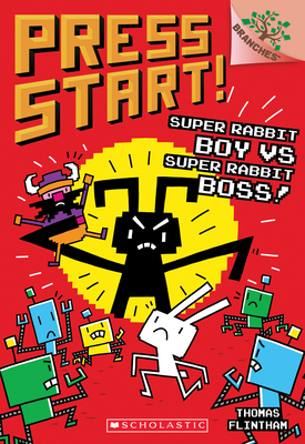 Super Rabbit Boy vs. Super Rabbit Boss!: A Branches Book (Press Start! #4) By Thomas Flintham, Thomas Flintham (Illustrator) Cover Image