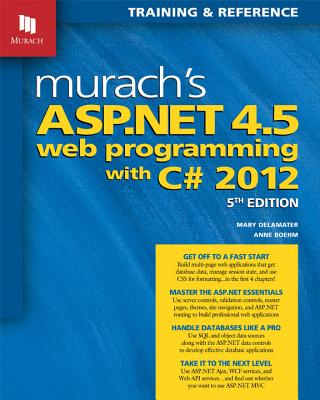 Murach's ASP.NET 4.5 Web Programming with C# 2012 cover