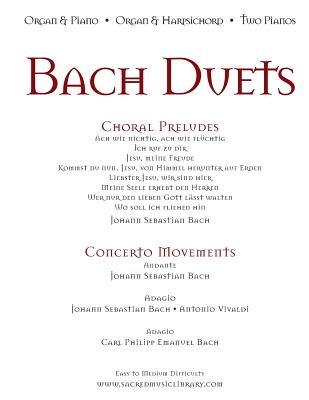 Bach Duets: Organ & Piano - Organ & Harpsichord - 2 Pianos Cover Image