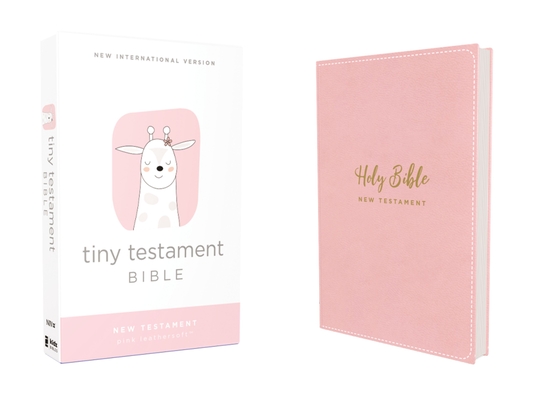 Niv, Tiny Testament Bible, New Testament, Leathersoft, Pink, Comfort Print By Zondervan Cover Image