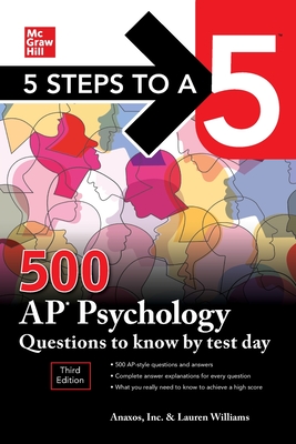 5 Steps to a 5: 500 AP Psychology Questions to Know by Test Day, Third Edition Cover Image