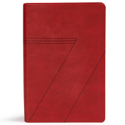 CSB Seven Arrows Bible, Crimson LeatherTouch: The How-to-Study Bible for Students Cover Image