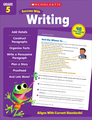 Scholastic Success with Writing Grade 5 Workbook Cover Image