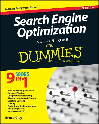 Search Engine Optimization All-In-One for Dummies By Bruce Clay Cover Image