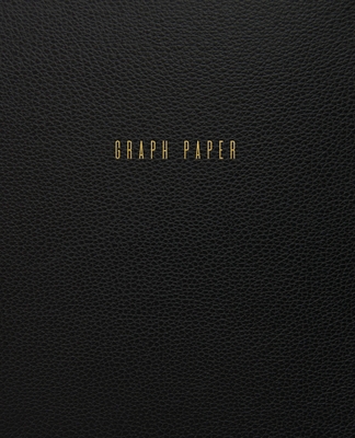 Graph Paper: Executive Style Composition Notebook - Traditional Black Leather Style, Softcover - 7.5 x 9.25 - 100 pages (Office Ess By Birchwood Press Cover Image
