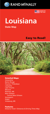 Rand McNally Easy to Read: Louisiana State Map Cover Image