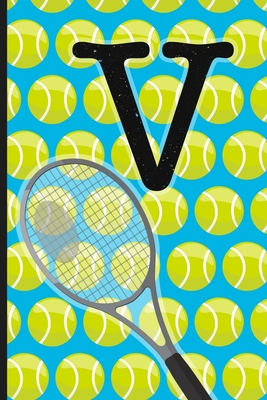 V: Tennis Monogram Initial Notebook for boys Letter V - 6