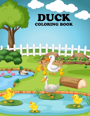 Duck Coloring Book: Duck Adult Coloring Book Cover Image