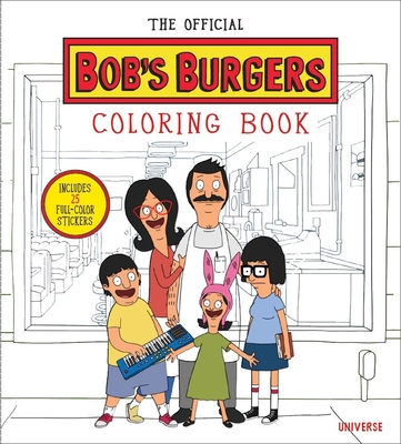 The Official Bob's Burgers Coloring Book Cover Image
