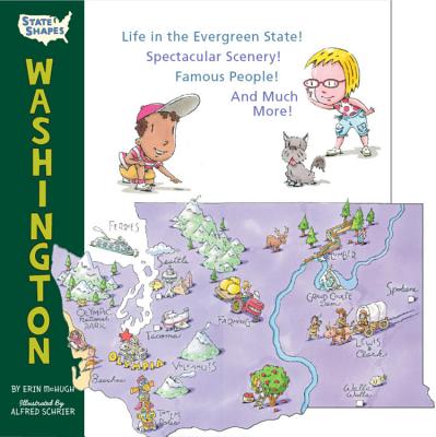 State Shapes: Washington By Alfred Schrier (Illustrator), Erin McHugh Cover Image