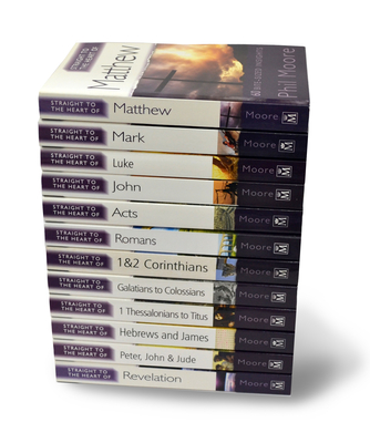 Straight to the Heart of the New Testament (12 Books) By Phil Moore Cover Image