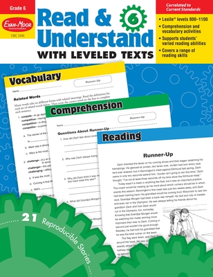 Read and Understand with Leveled Texts, Grade 6 Teacher Resource (Read & Understand with Leveled Texts) Cover Image