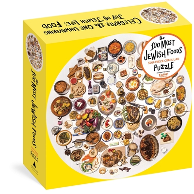 The 100 Most Jewish Foods: 500-Piece Circular Puzzle (Artisan Puzzle)