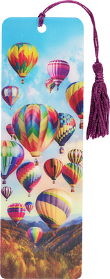 Hot Air Ballons 3-D Bookmark By Peter Pauper Press Inc (Created by) Cover Image