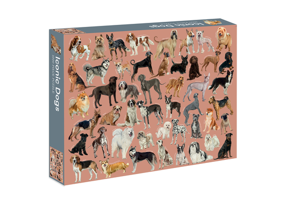 Iconic Dogs: 1,000-Piece Jigsaw Puzzle By Marta Zafra (Illustrator) Cover Image