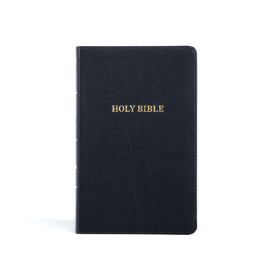 KJV Thinline Reference Bible, Black LeatherTouch By Holman Bible Publishers Cover Image