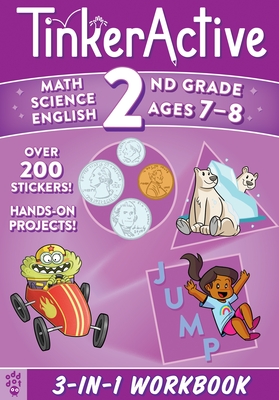TinkerActive 2nd Grade 3-in-1 Workbook: Math, Science, English Language Arts (TinkerActive Workbooks)