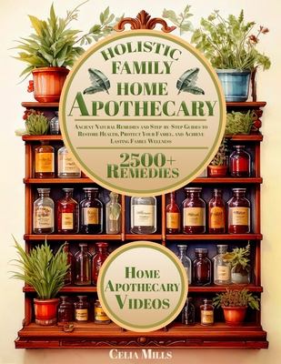 Holistic Family Home Apothecary: 2500+ Ancient Natural Remedies and Step-by-Step Guides to Restore Health, Protect Your Family, and Achieve Lasting Fa By Celia Mills Cover Image