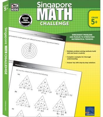 Singapore Math Challenge, Grades 5 - 8: Volume 21 Cover Image