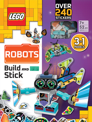 LEGO(R) Books Build and Stick: Robots By AMEET Sp. z o.o. (With) Cover Image