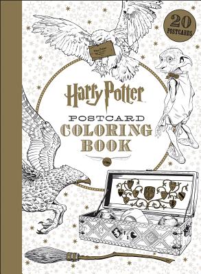 Harry Potter Postcard Coloring Book Cover Image