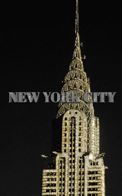 New York City Gold Artist Drawing Journal: New York City gold Chrysler building