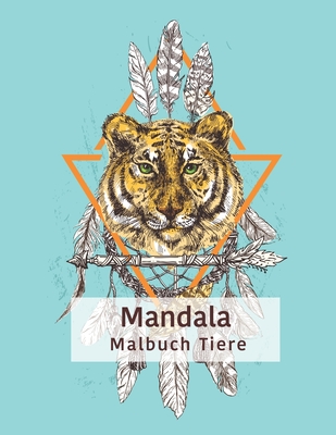 Tiere Mandala Malbuch: Färbung mit 50 Erwachsenen Entspannung Mandalas Cover Image