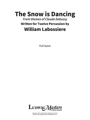 The Snow Is Dancing -- From Themes of Debussy: Conductor Score By William Labossiere (Composer) Cover Image