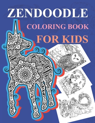Zendoodle Coloring Book For Kids: Coloring Book For Men: Zendoodle Ocean Designs Cover Image