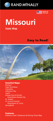 Rand McNally Easy to Read: Missouri State Map Cover Image