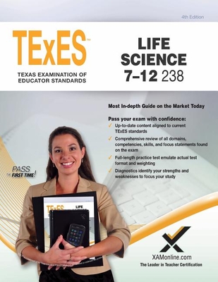 TExES Life Science 7-12 238 Teacher Certification Study Guide Test Prep By Sharon A. Wynne Cover Image