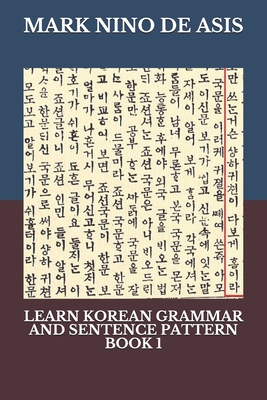 Learn Korean Grammar and Sentence Pattern Book 1 Cover Image